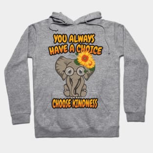 'You Always Have A Choice Choose Kindness' Kindness Hoodie